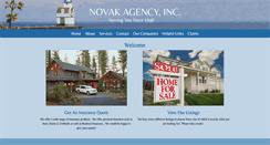 Desktop Screenshot of novakagency.com